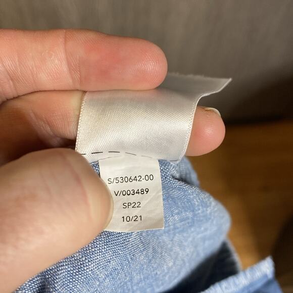 Athleta Cano Linen Jogger Pant in Blue - Picture 8 of 8